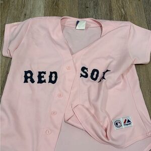 Majestic Light Pink Sports Jersey